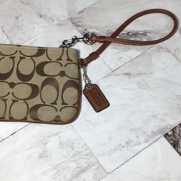 COACH Signature Mini Wristlet - Picture 3 of 6